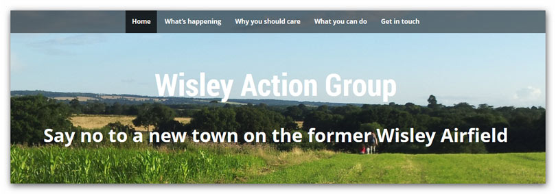 Wisley Action Group website